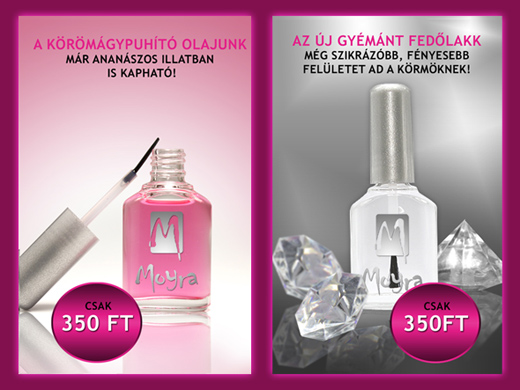 ÚJ MOYRA KÖRÖMÁPOLÓ TERMÉKEK!