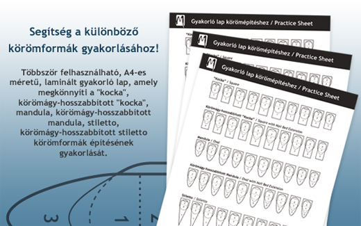 Gyakorló lap körömépítéshez!