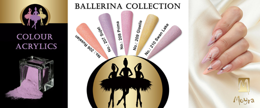 Színes porcelánporok - Ballerina Kollekció