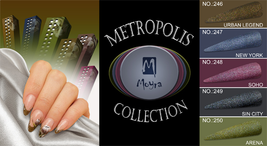Színes porcelánporok - Metropolis Kollekció!