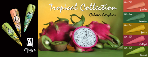 Színes porcelánporok - Tropical Kollekció!