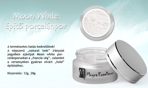 Moon White építő porcelánpor!