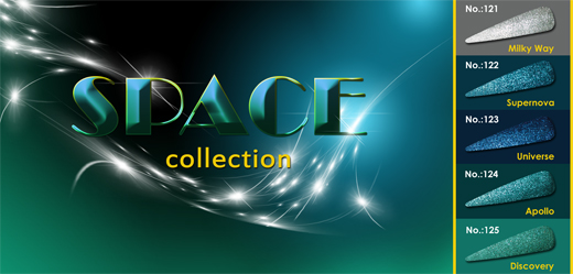 Színes porcelánporok - Space Kollekció!