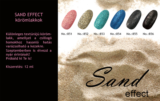 Újdonság a Moyránál: Sand effect körömlakkok!