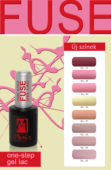 Moyra Fuse One-Step Gel Lac - Üdítő, új színek!