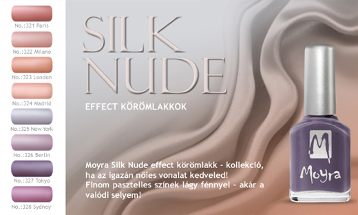 Újdonság - Silk Nude Effect körömlakkok