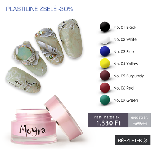 Moyra Plastiline Zselé Akció!