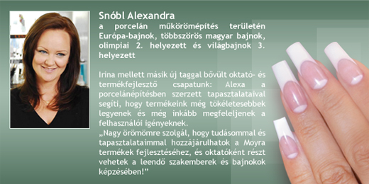 SNÓBL ALEXANDRA CSATLAKOZOTT A MOYRÁHOZ!